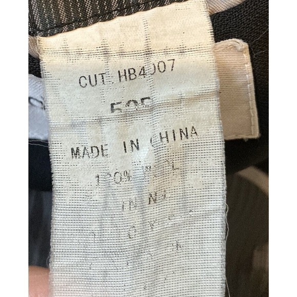 Calvin Klein Button Front Suit Jacket Size 50 Short Men’s Black - Picture 5 of 9